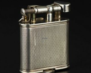 DUNHILL Sterling Silver B Size Petrol Watch Lighter 3