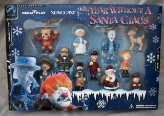 Year Without A Santa Claus Figurines ©2002 Snow/heat Miser Palisades Toys
