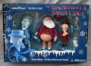 Year Without A Santa Claus Action Figures ©2002 Snow Miser Palisades Toys