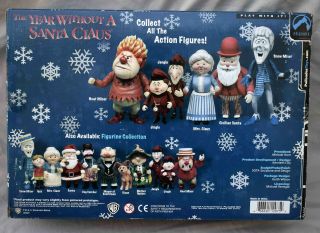 YEAR WITHOUT A SANTA CLAUS Action Figures ©2002 SNOW Miser Palisades Toys 2