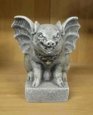 Demon Pig Gargoyle : Rare Retired 6 " Tall Windstone Editions Statue