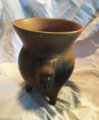 Catawba Indian Pottery King Hagler Effigy Pot by Earl Robbins 2