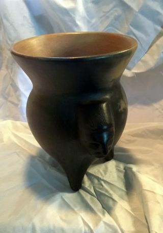 Catawba Indian Pottery King Hagler Effigy Pot by Earl Robbins 4