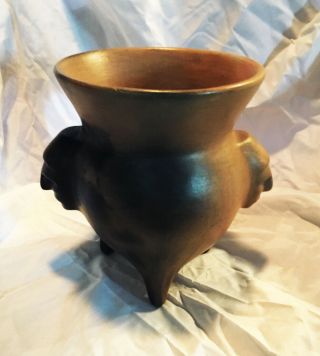 Catawba Indian Pottery King Hagler Effigy Pot by Earl Robbins 5