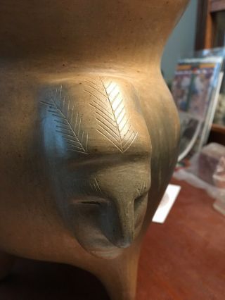 Catawba Indian Pottery King Hagler Effigy Pot by Earl Robbins 6