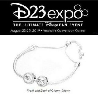 Disney D23 Expo 2019 - Pandora Bracelet With Charm Limited Edition Set