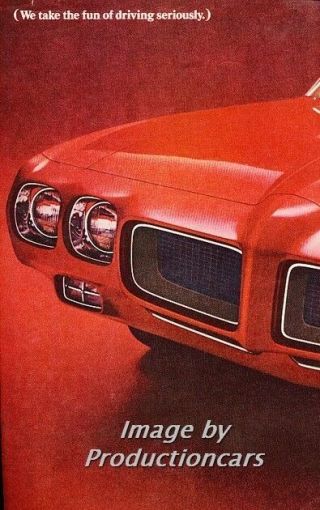 1970 Pontiac Gto 2 - Page Advertisement Print Art Car Ad J700