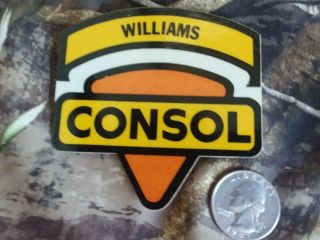 Coal Mining Hard Hat Sticker Consol Williams 1st Print.