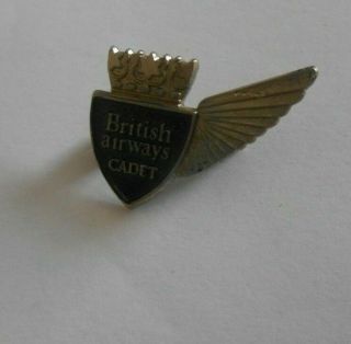 British Airways Airline Vintage British Airways Cadet Half Wing Badge