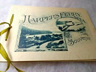 Harpers Ferry Wv 1908 Souvenir Booklet/ Photo - Gravures/18 Pages