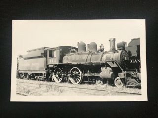 Antique Canadian Pacific Railroad Train Engine Locomotive No.  114 Photo