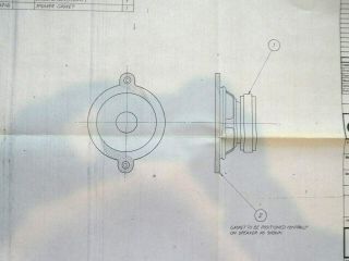 Delorean Motor Blueprints Re: Speakers,  Glove Box,  Door And More