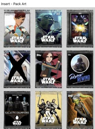 Choice Of Star Wars Card Trader Pack Art Tier A (choose Only 1 When Purchasing)
