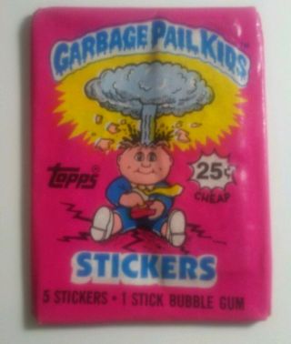 1985 Topps Garbage Pail Kids Series 1 Wax Pack