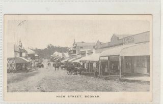 Vintage Postcard High St Boonah Queensland 1900s