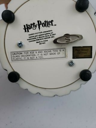 2001 Enesco Harry Potter Musical Snow Globe Hermione - Plays Fantasie Impromptu 7