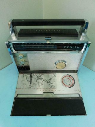 Rare 1960s Zenith Fm - Am Multiband Royal 3000 - 1 All Transistor Radio