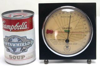 1936 Westinghouse Electric Humidity & Temperature Gauge by Middlebury Clock Corp 6