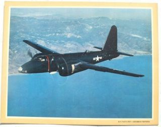 Vtg U.  S.  Navy P2v Lockheed Neptune (avation / Aircraft) Lithograph Poster