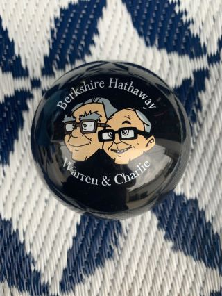 Rare Berkshire Hathaway Warren Buffet And Charlie Munger Magic 8 Ball