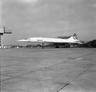 British Airways,  Concorde,  G - Boag,  Large Size Negative