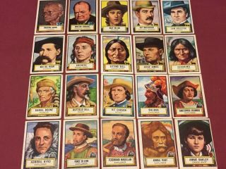 LOOK N SEE 135 CARDS COMPLETE SET Presidents Heroes Generals Babe Ruth 5