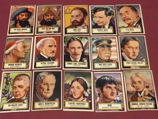 LOOK N SEE 135 CARDS COMPLETE SET Presidents Heroes Generals Babe Ruth 7