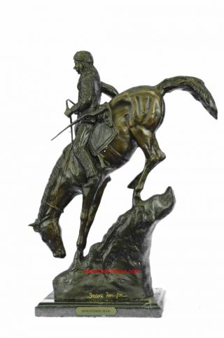 MOUNTAIN MAN Bronze Sculpture by Frederic Remington 21 
