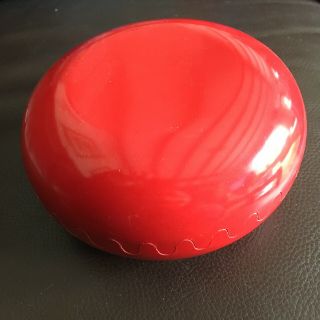 Mebel Italy Clam Box/ashtray,  Red,  By Alan Fletcher For Habitat Conran 60s Mcm