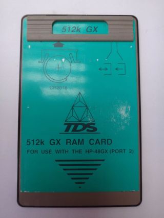 Tds 512k Ram Card Hp 48gx 48 Gx Hp48gx 512ko 512 K Smi Ko Calculator