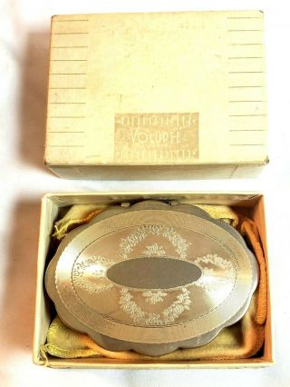 Vintage Volupte Ladies Sterling Silver Compact