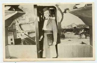 Braniff Forward End B - Liner Cabin Postcard 1941 Rpo Cancel