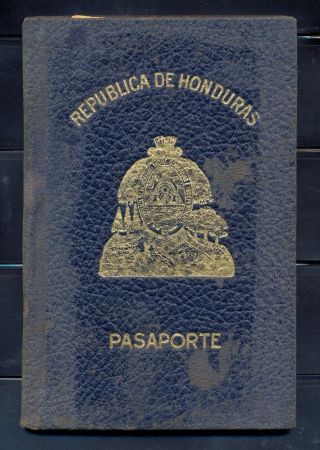 Honduras = Expired Passport Book Issued On 1948