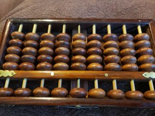 Lotus Flower Brand Abacus 54 bead 9 row Made in the People ' s Republic of China 4