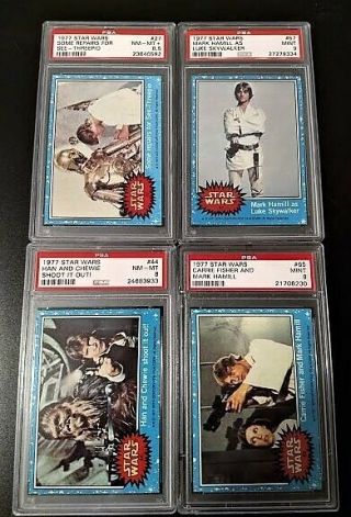 1977 Topps Star Wars Series One Complete Set 1 - 66 All Psa