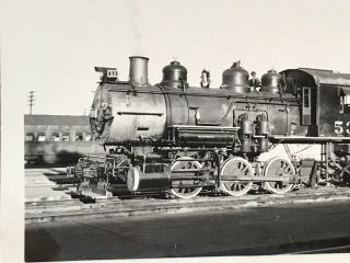 Denver & Rio Grande Western Railroad Locomotive 53 Antique Photo 2