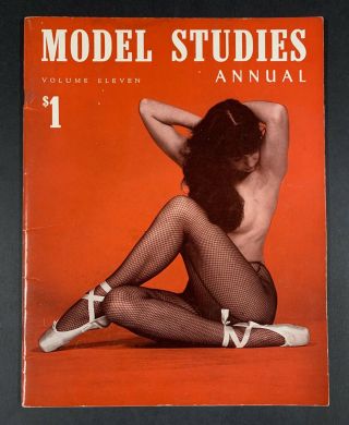 1953 Model Studies Annual Vol.  11 W/ Bettie Page On Cover,  Diane Webber Vf