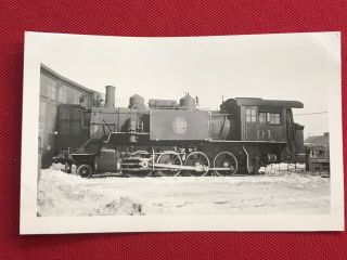 Denver & Rio Grande Western Railroad Locomotive 01 Antique Photo