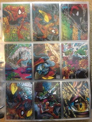 1992 Marvel Spider - Man The Mcfarlane Era Trading Cards Complete Base Set,  1 - 90