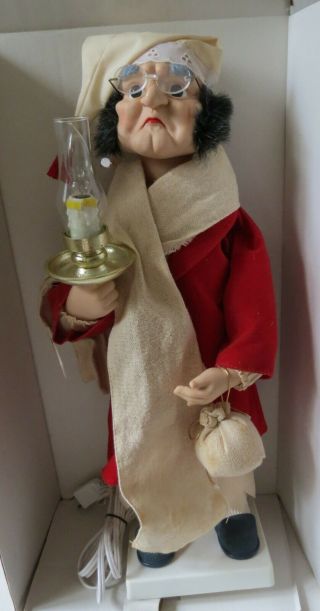 Rare Vintage Telco Motionette Animated Scrooge Christmas Carol Dickens