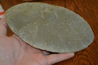 Huge Crook Co,  Wyoming Paleo Ultra Thin Ovoid Bijou Hills Quartzite 8 x 4.  25 7