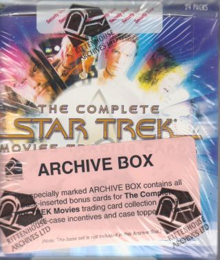 The Complete Star Trek Movies Trading Cards 2007 - A Factory Archive Box