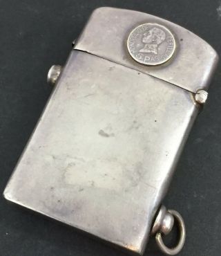 . 935 Silver Semi Automatic Imperator Pocket Lighter Nude Enamel - Spain 2