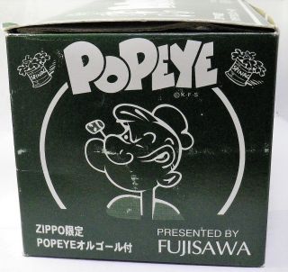 POPEYE ZIPPO & MUSIC BOX Figure MIB No.  0291 Rare1998  72190139 3