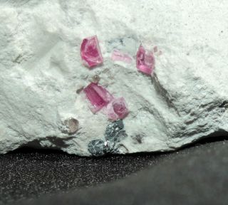 Red Beryl (bixbite) Crystals In Matrix From Wah Wah Mountains,  Utah