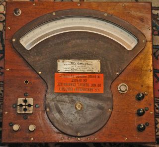 Antique Weston Laboratory Standard Mdl 326 Ac / Dc Wattmeter Patented 1893 - 1898