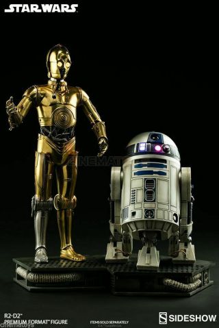 Sideshow Ex Star Wars Classic R2 - D2 & C - 3po Premium Format Bundle Droids Statue