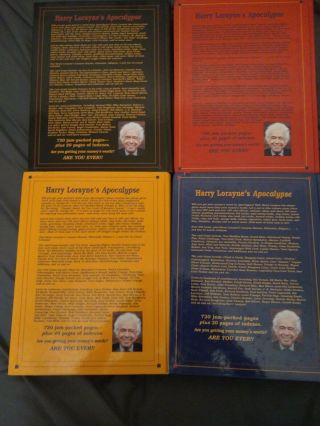 Harry Lorayne ' s Apocalypse Volumes 1 - 20 All Four Hardcover Volumes 8