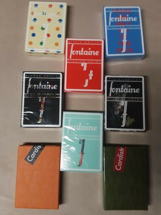 Fontaine Futures Complete Set,  Both Cardistry - Con 2019 Exclusive Decks