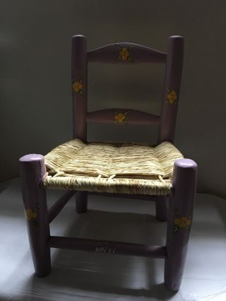 1 Purple Wood Chair Haiti Lwa Vodou Rada Petro Magic Voodoo Chair Ti Chèz Loa